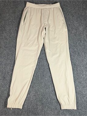 Lululemon Pants Men's Small Cream Surge Hybrid Drawstring Jogger 29” Inseam Poly